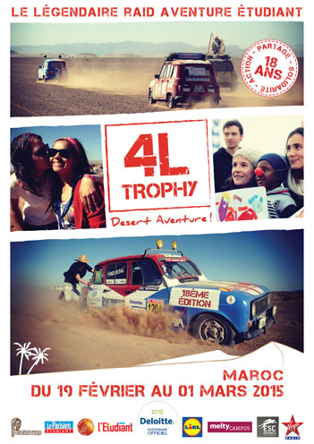 affiche du 4L trophy 2015